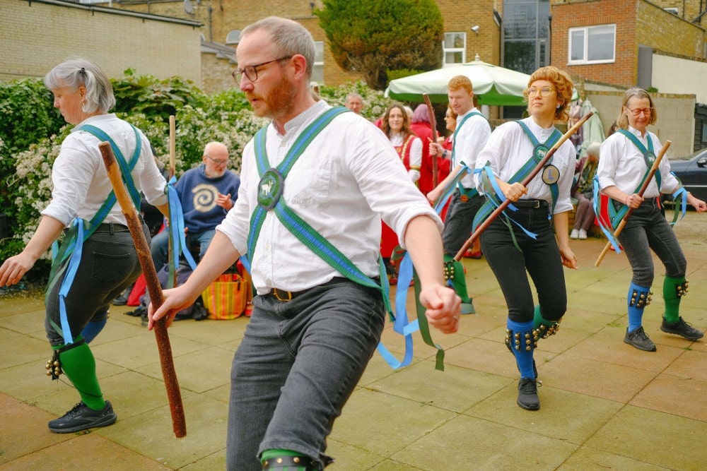 Quaggy Morris Beating the bounds with Dacre Morris
