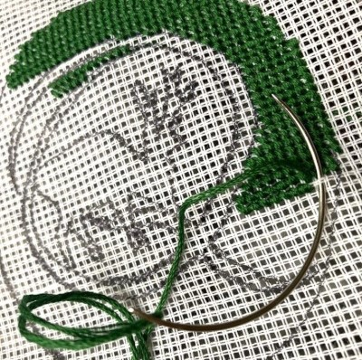 The stag badge for our kit